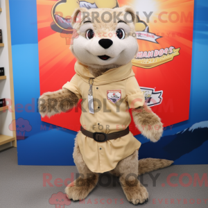 Máscara Beige Mongoose com...