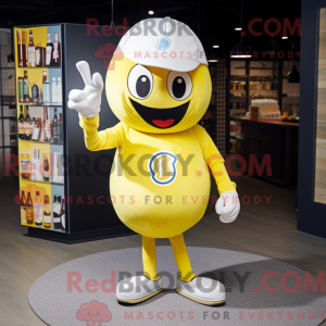 Citrongul Champagne maskot...