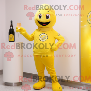 Citrongul Champagne maskot...