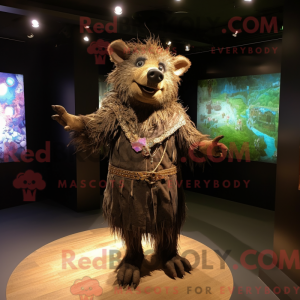 Wild Boar mascot costume...