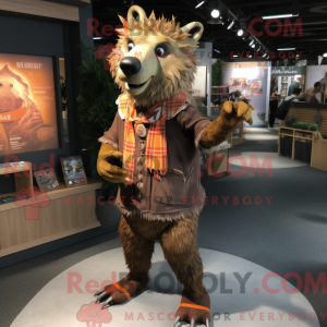 Wild zwijn mascottekostuum...