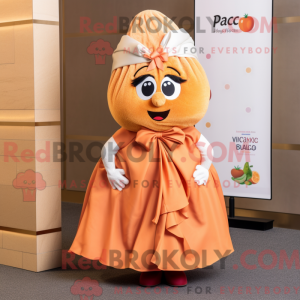 Peach Paella maskot kostume...