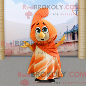 Peach Paella maskot kostume...