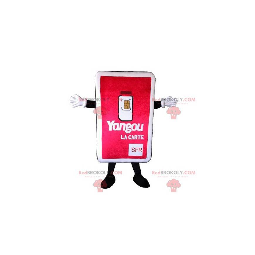 Gigantisk SIM-kort maskot - Redbrokoly.com