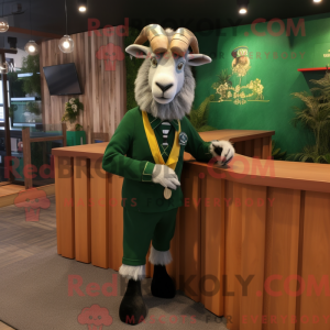 Forest Green Goat maskot...