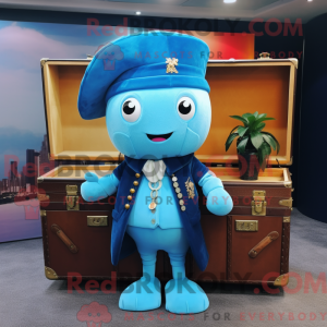 Postava maskota Sky Blue...