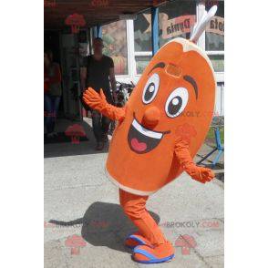 Oranje kwart mascotte. Citrus mascotte - Redbrokoly.com