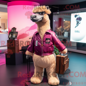 Máscara Magenta Camel com...