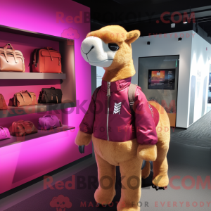 Máscara Magenta Camel com...