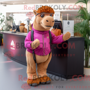 Máscara Magenta Camel com...