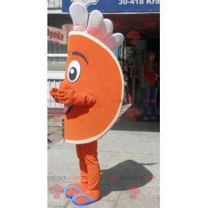 Mascote do trimestre laranja. Mascote Citrus - Redbrokoly.com