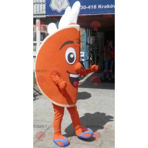 Mascote do trimestre laranja. Mascote Citrus - Redbrokoly.com