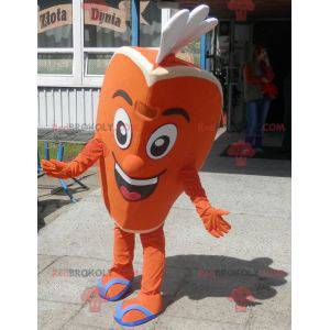 Orange kvartmaskot. Citrus maskot - Redbrokoly.com