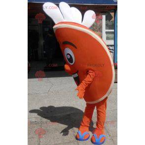 Orange Viertel Maskottchen. Zitrusmaskottchen - Redbrokoly.com