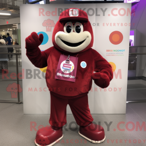 Maroon Rainbow mascot...