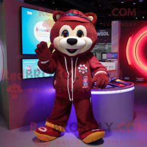 Maroon Rainbow maskot...