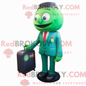 Maskotkostymekarakter Green...