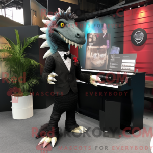 Black Spinosaurus mascot...