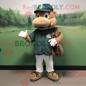 Forest Green Baseball Glove...