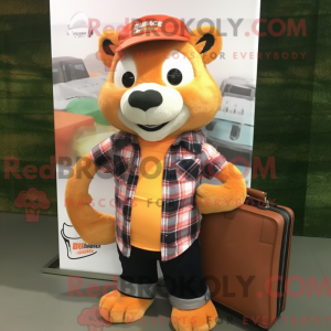 Postava maskota Orange...
