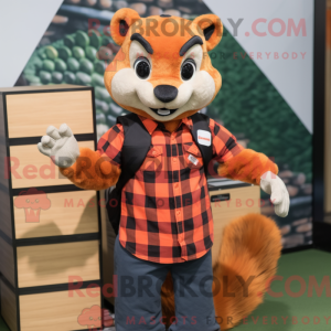 Orange Mongoose mascot...