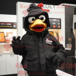 Sort Fried Chicken maskot...