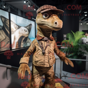 Brown Coelophysis mascot...