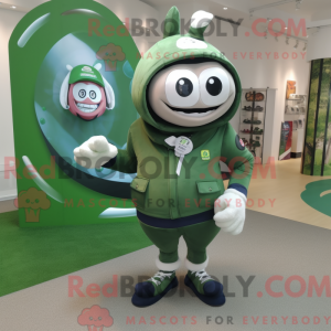 Oliven Rugby Ball maskot...