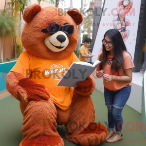 Disfraz de mascota del oso...