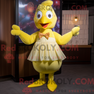 Personaggio mascotte pollo...