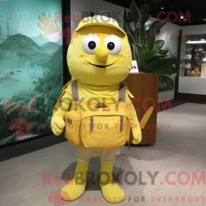 Lemon Yellow Cod maskot...