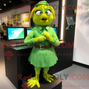 Personnage mascotte des...