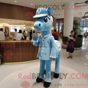 Postava maskota Sky Blue...