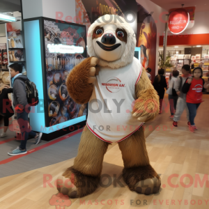 Giant Sloth mascottekostuum...