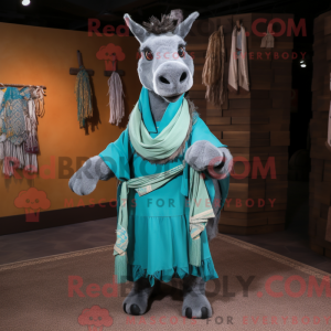 Disfraz de mascota burro...
