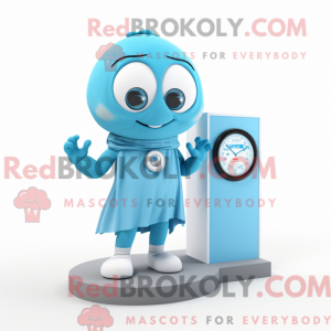 Cyan Wrist Watch mascot...