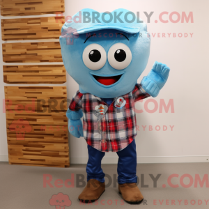 Disfraz de mascota Sky Blue...