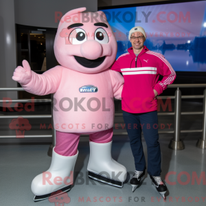 Roze paar schaatsen...