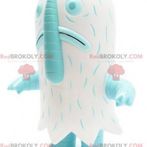 Mascotte de fantôme de monstre blanc de yéti - Redbrokoly.com
