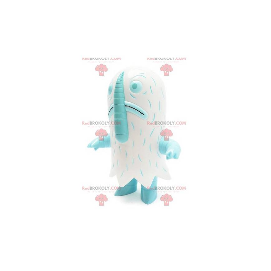 Mascotte de fantôme de monstre blanc de yéti - Redbrokoly.com Mascotte de fantôme de monstre blanc de yéti - Redbrokoly.com