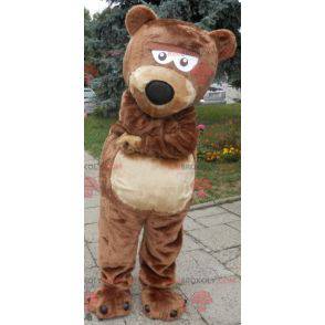 Soft and cute brown and beige bear mascot - Redbrokoly.com
