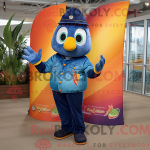 Máscara Navy Mango com...