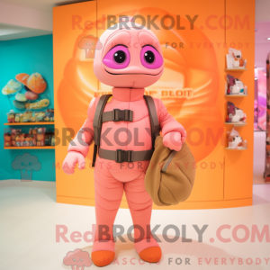Peach Para Commando mascot...