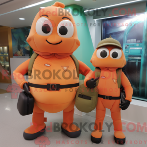 Peach Para Commando mascot...
