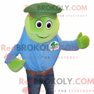 Green Green Bean mascot...