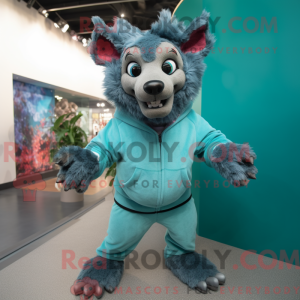 Postava maskota Teal Hyena...
