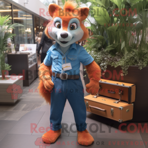 Postava maskota Orange...