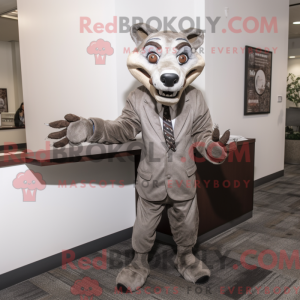Gray Thylacosmilus mascot...
