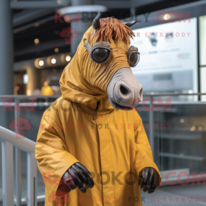 Rust Quagga mascottekostuum...
