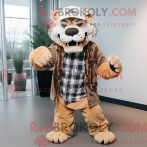 Disfraz de mascota tigre...